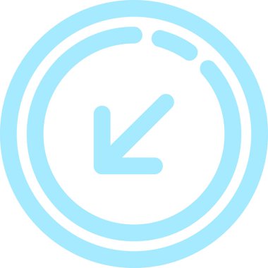 Pusula. Web simgesi basit illüstrasyon