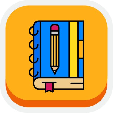 kalem simgesi vektör illüstrasyonu