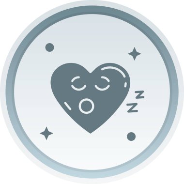 Moda tarzında izole edilmiş gece simgesi