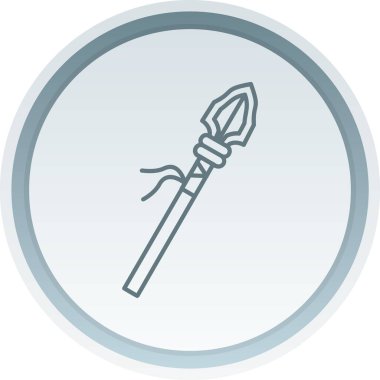 güzel kılıç çizgisi vektör simgesi