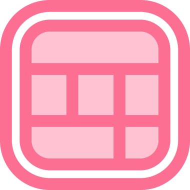 Bina. Web simgesi basit illüstrasyon