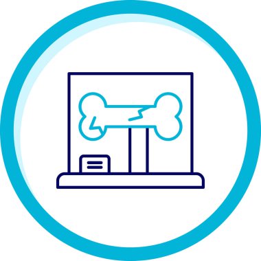 köpek simgesi vektör illüstrasyonu