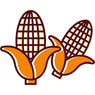 Mısır simgesi, vektör illüstrasyonu