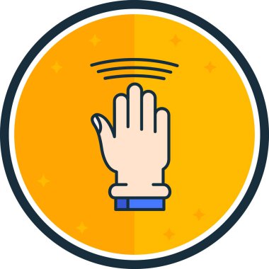 el simgesi modern vektör illüstrasyonu