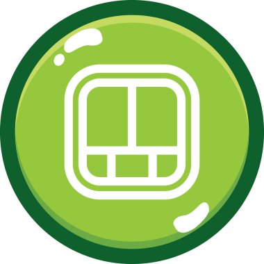 Gıda modern simgesinin vektör çizimi