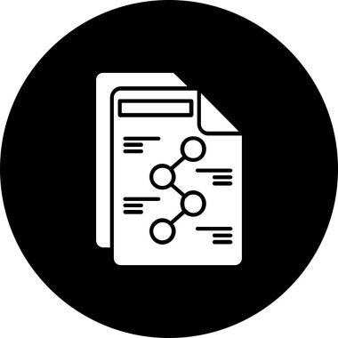 belge dosya vektör illüstrasyonu