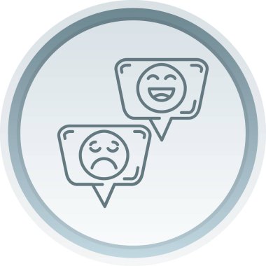 Konuşma baloncukları ikon vektör çizimi