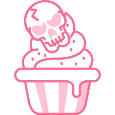 vektör karikatür dondurma çizimi