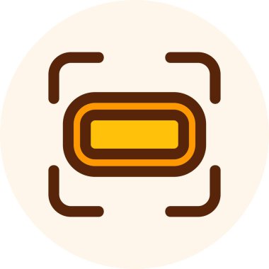 Çikolatalı pasta simgesi, vektör çizimi