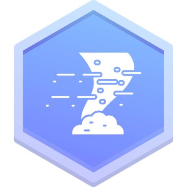 izometrik vektörde hava tahmini simgesi