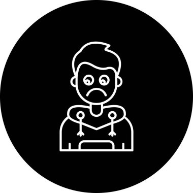 Modern simgenin vektör illüstrasyonu