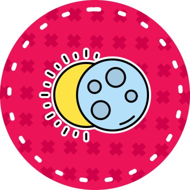 Kumarhane çipi vektör simgesi. Kumarhane için basit vektör illüstrasyonu.