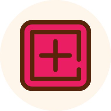 Çikolata. Web simgesi vektör illüstrasyonu