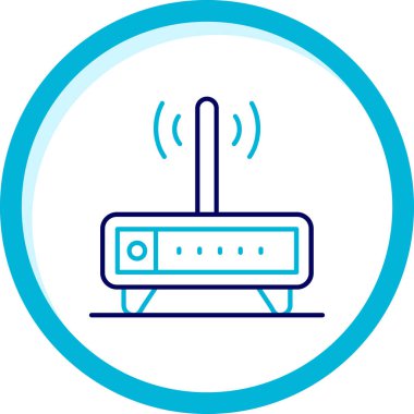 Yönlendirici. Web simgesi basit illüstrasyon