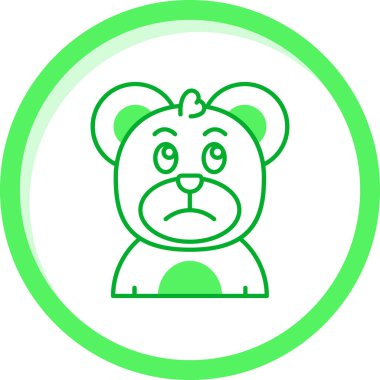 hayvan simgesi vektör illüstrasyonu