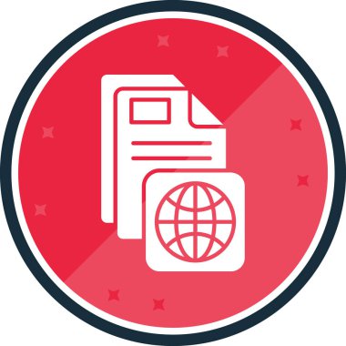 çevrimiçi web vektör simgesi basit