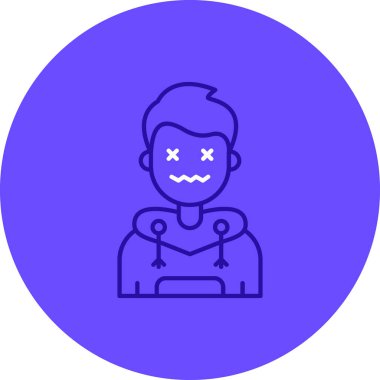 Vektör Avatar Simgesi illüstrasyonu