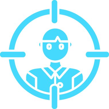 avatar. Web simgesi basit illüstrasyon