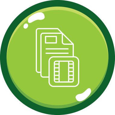 Dizin simgesinin vektör illüstrasyonu