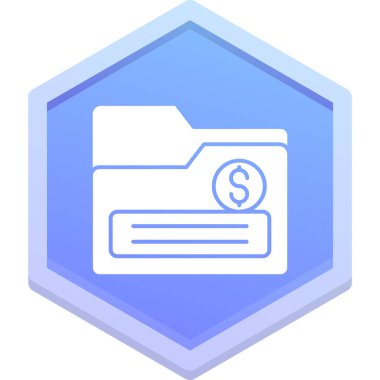 Para için. Web simgesi basit illüstrasyon