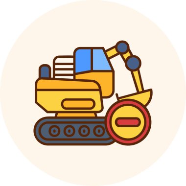 robot makine simgesi vektör illüstrasyonu