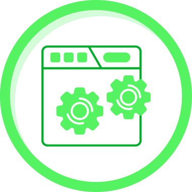 makine vektör simgesi tasarımı