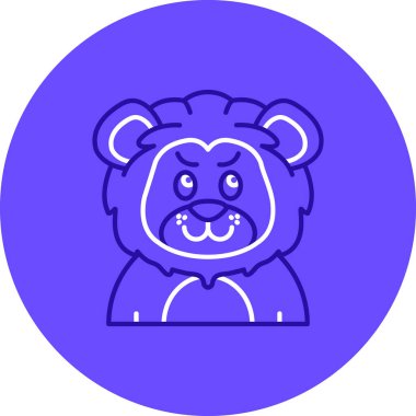 Ayı. Web simgesi basit illüstrasyon