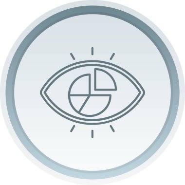 Göz que simgesi, vektör illüstrasyon tasarımı