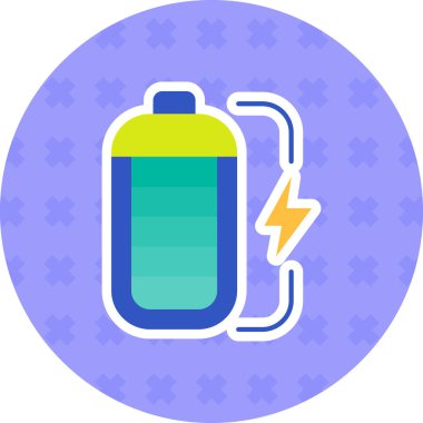 Bir gaz simgesinin vektör illüstrasyonu