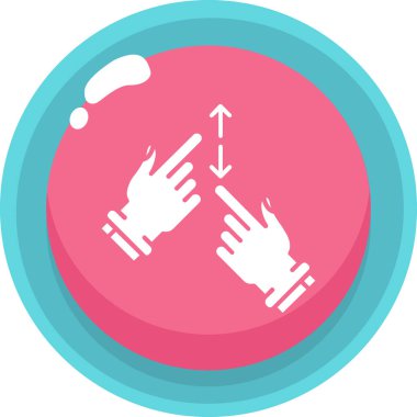 el simgesi vektör illüstrasyonu