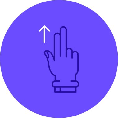 İmleç simgesi ile el, vektör illüstrasyonu