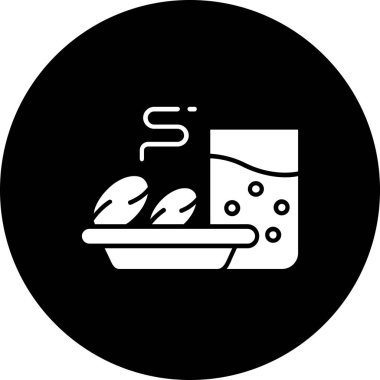 Gıda simgesinin vektör illüstrasyonu