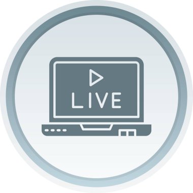 canlı vektör simgesi modern basit vektör çizimi