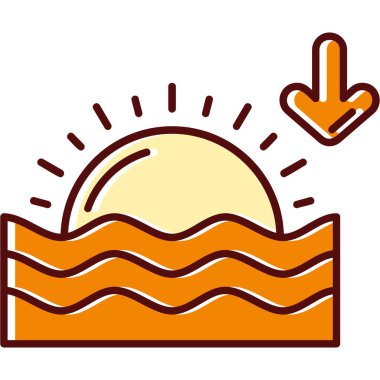 Sosisli sandviç ikonu. Ana hatlı hot dog vektör rengi izole edilmiş