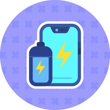 pil şarj simgesi doldurulmuş tasarım biçimi