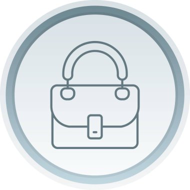 el çantası simgesi vektör illüstrasyonu