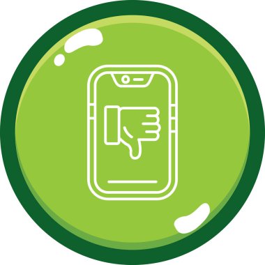 Akıllı telefon simgesinin vektör illüstrasyonu