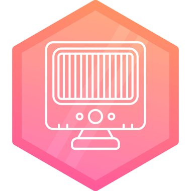 Modern illüstrasyonun basit vektör simgesi