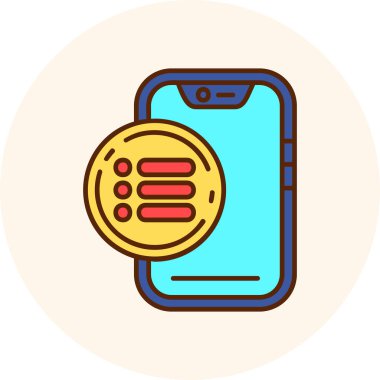 cep telefonu ikonu vektör illüstrasyonu