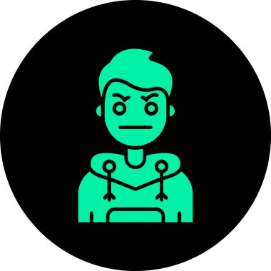 Erkek simgesi, vektör illüstrasyonu