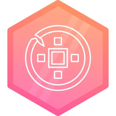 Bir oyun simgesinin vektör illüstrasyonu