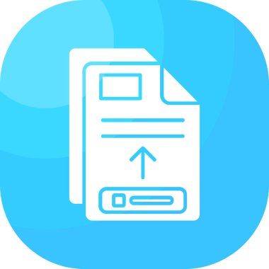 belge simgesi vektör illüstrasyonu