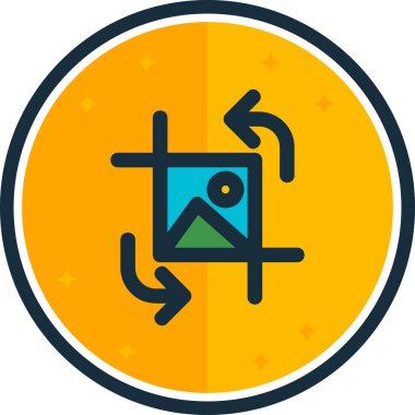 Uygulama modern simgesinin vektör illüstrasyonu