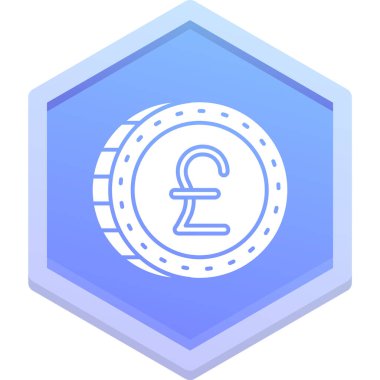 Bozuk para pound simgesi, izometrik biçim