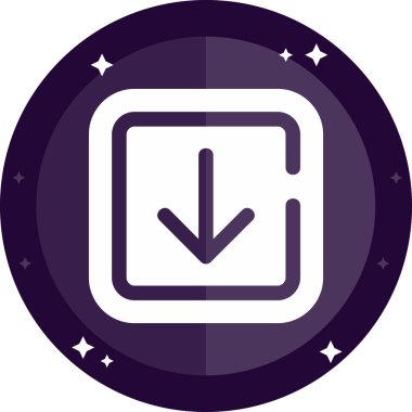 Ok. Web simgesi basit illüstrasyon