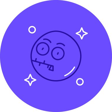 Bir Cadılar Bayramı simgesinin vektör illüstrasyonu