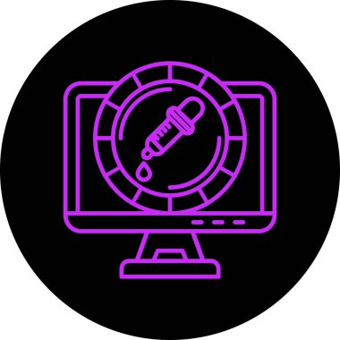 vektör seo düz simgesi