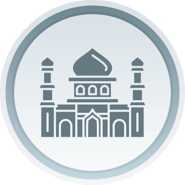 Cami simgesinin vektör illüstrasyonu