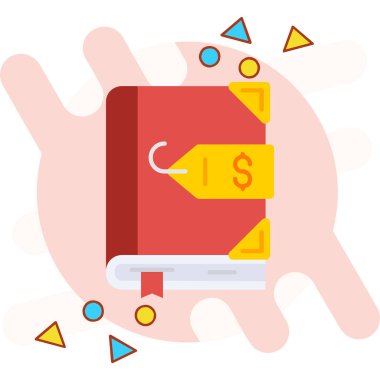 Kredi kartı vektör düz illüstrasyon ile el izole