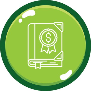 Para için. Web simgesi basit illüstrasyon